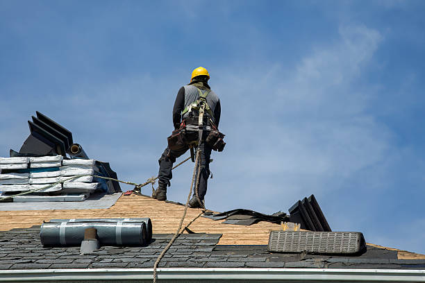 Professional Roof Installation technician working in Veteran, WY